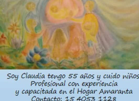 Cuidado de niños – Claudia Gutierrez